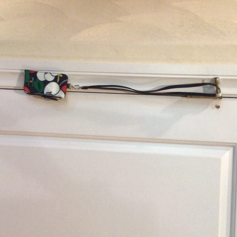 Multi-Color Floral Lanyard Card Holder with ID Window by Kate Spade.